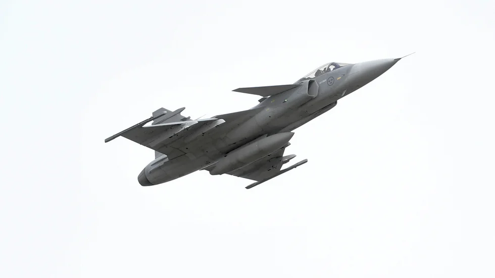 En JAS-39 Gripen. Arkivbild.