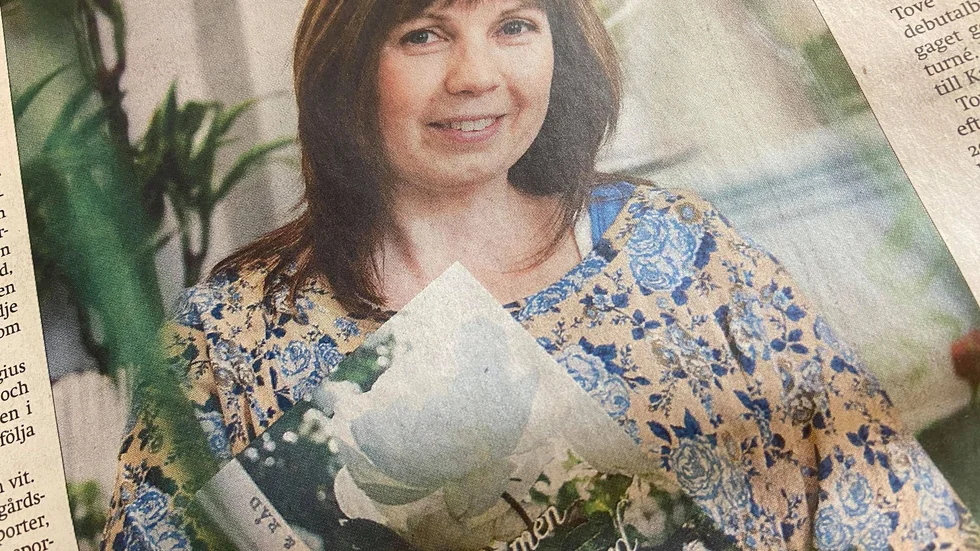 Kuriren för tio år sedan: Carina Bergius har precis utkommit med trädgårdsboken "Drömmen om en vit trädgård", en praktfull inspirationsbok där hon också tagit alla foton.