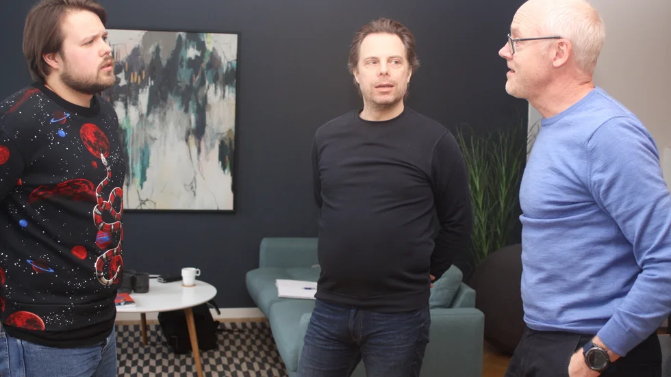 Kristaps Vaivods, Magnus Söderberg och Magnus Orregård.