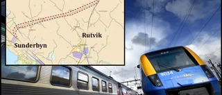 Nytt stråk för kustjärnvägen – universitetet och Science park ska kunna växa ihop