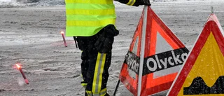 Två personbilar kolliderade i Burträsk – två vårdas för smärtor i rygg och nacke