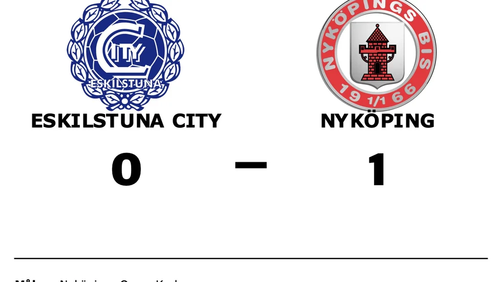 Eskilstuna City FK förlorade mot Nyköpings BIS
