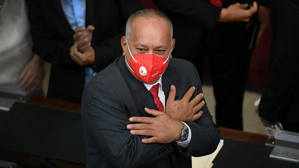 Diosdado Cabello beskrivs ofta som president Nicolás Maduros andreman. Arkivbild.