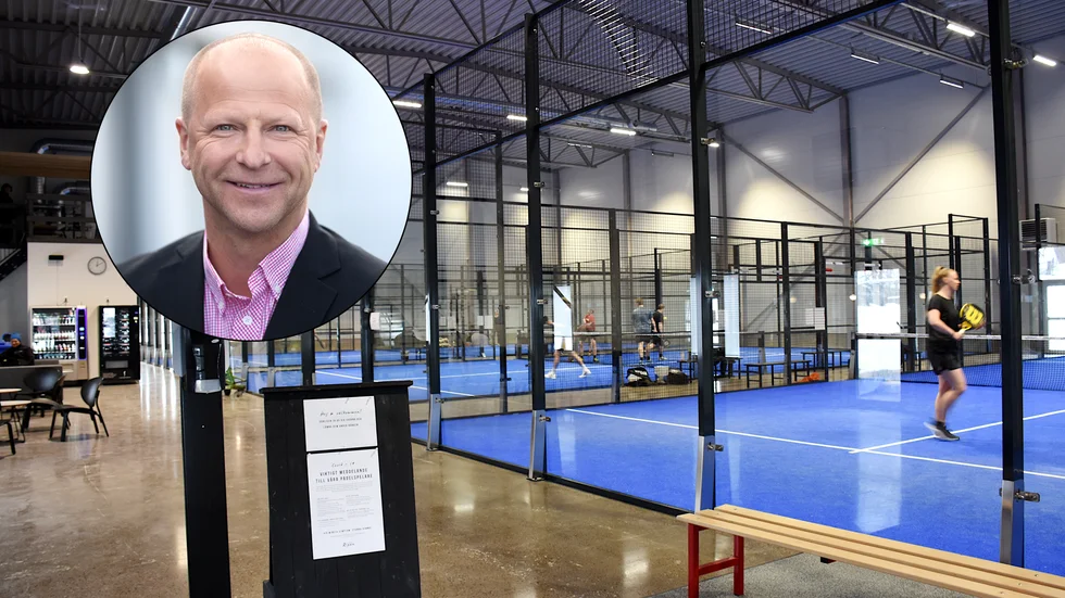 Padelprojekt är dominerande när det gäller lokalstöd från Arvsfonden, både sett till antalet projekt och beviljade medel. På bild syns Hans Andersson, enhetschef Arvsfonden.