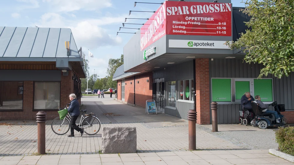 Butiker i centrala Surahammar. Arkivbild.