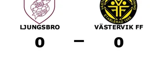 Mållös match när Ljungsbro mötte Västervik FF