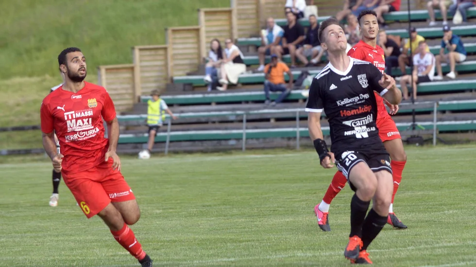 Mattias Edeland gjorde två mål för sitt TVSK under onsdagen.