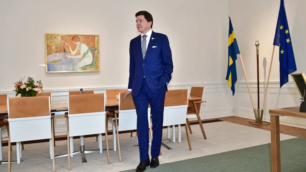 Talman Andreas Norlén. 
