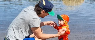 Läsarbilden: Första badet i sommarvärmen!