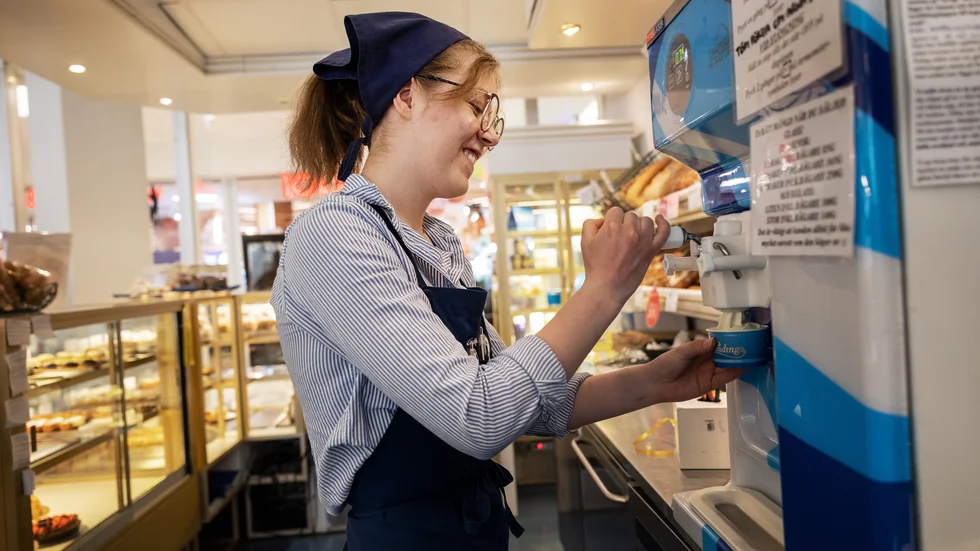 "Det bästa är att inte behöva stoppa par som har bott ihop i 40 år från att sitta tillsammans", säger Sofia Lögdberg.