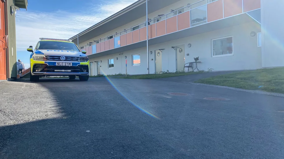 Polisen larmades till Didrikslund.