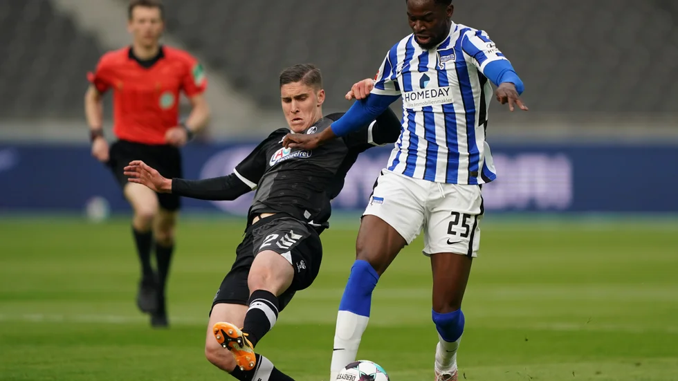 Jordan Torunarigha utsattes för rasism under den OS-förberedande träningslandskampen mot Honduras. Arkivbild.