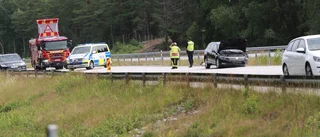 Långa köer efter olycka på E4 i höjd med Sillekrog – en person förd till sjukhus