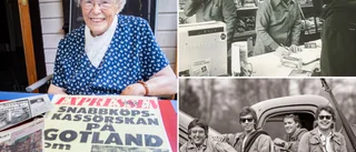 Snabbköpskassörskan har fyllt 90: "De tog med mig till puben"