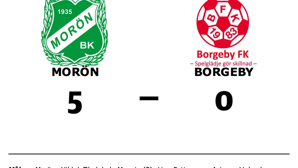 Morön vann mot Borgeby