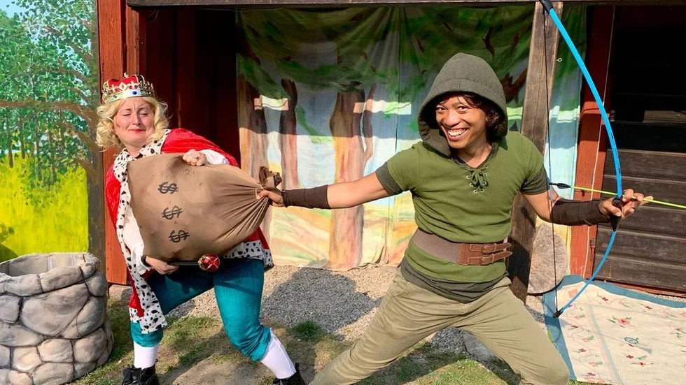 Josephine Betschart och Boby Almroth Betschart startade Trosa Sommarteater för fem år sedan.