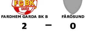 Fardhem Garda BK B segrare hemma mot Fårösund