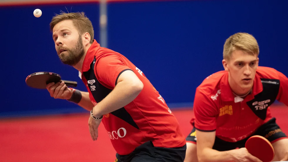 "Ser man tillbaka på matchen efteråt var det inte så mycket att orda om", säger Jon Persson om finalförlusten i dubbel.