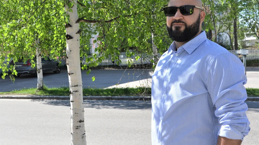 Andrés Moncada tackar Jokkmokk för allt, inte minst det nya livet.