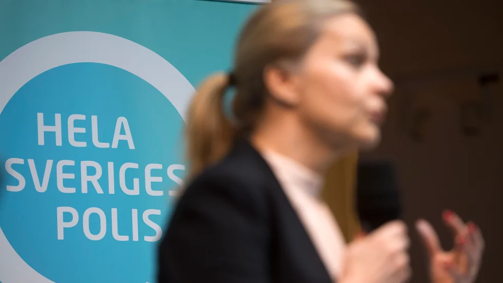 Polisförbundets ordförande Lena Nitz. Arkivbild.