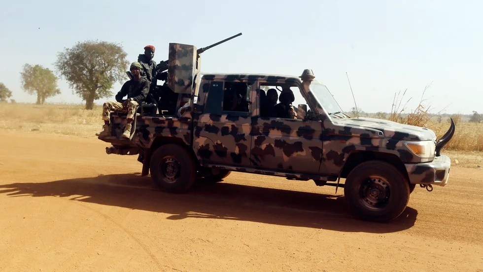 Nigeriansk militär bekämpar terrorrörelsen Boko Haram. Arkivbild.