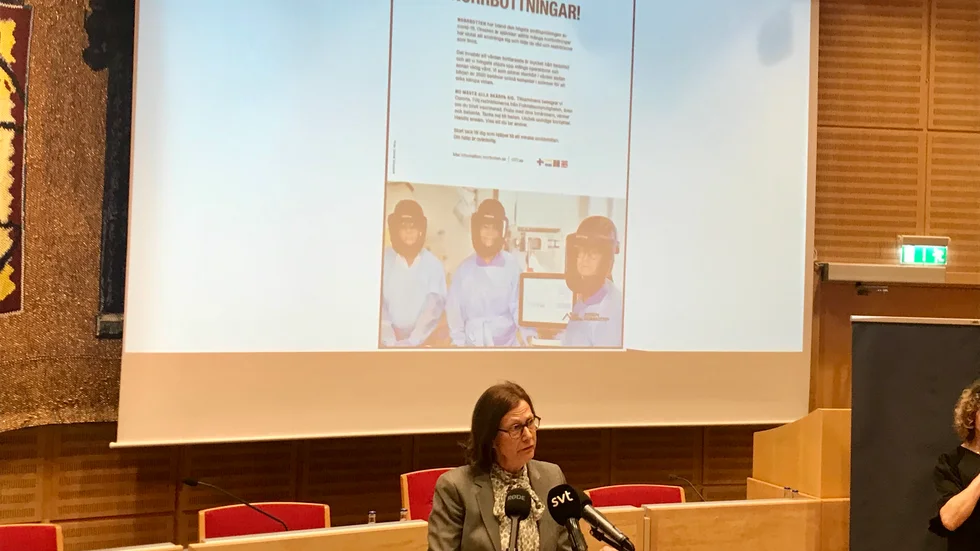 Skärpning norrbottningar! Det vara klara besked från Region Norrbotten under fredagens pressträff.