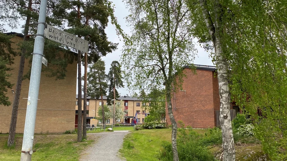 Husen på Bröderna Berwalds väg i Uppsala byggdes på 1970-talet.
