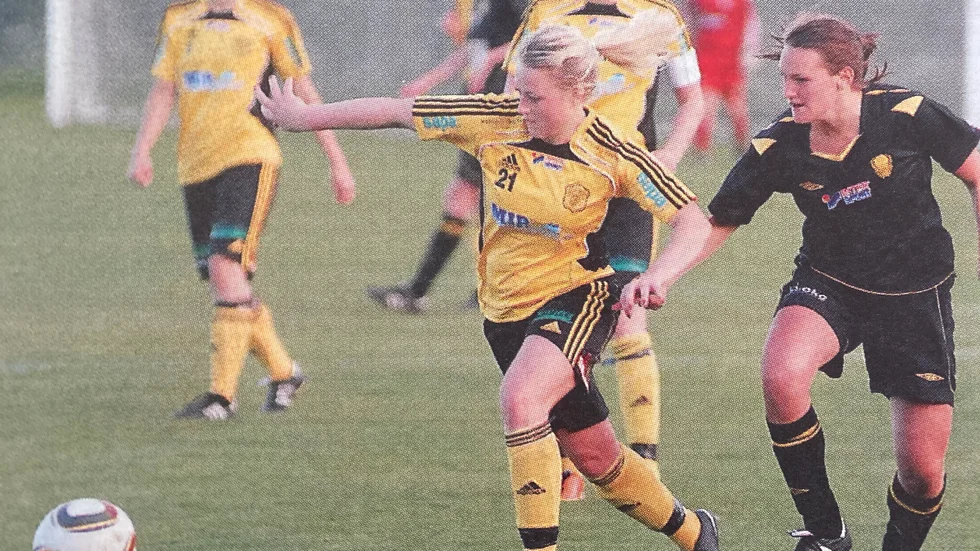 Emelie Nilsson nätade för VIF för 10 år sedan. 