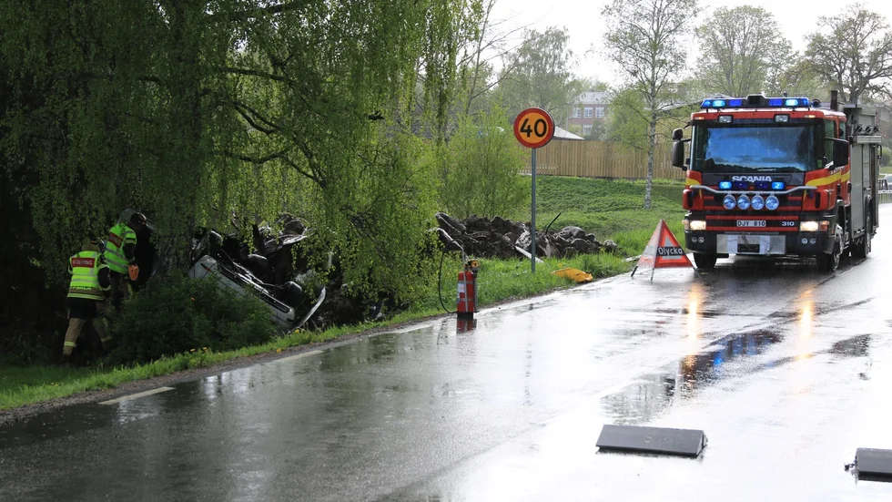 Olyckan inträffade på lördagseftermiddagen.