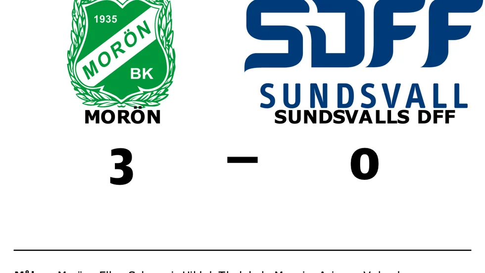 Morön vann mot Sundsvalls DFF