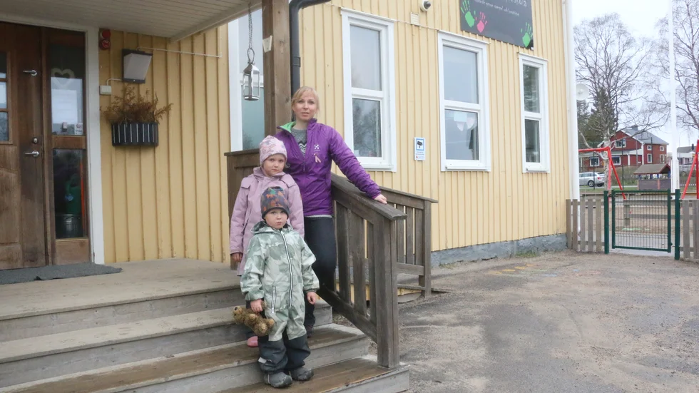 Pernilla Jatko hade i våras barnen Julia och Lukas på Maskrosens förskola. Under sommaren var den stängd. (Arkivbild)