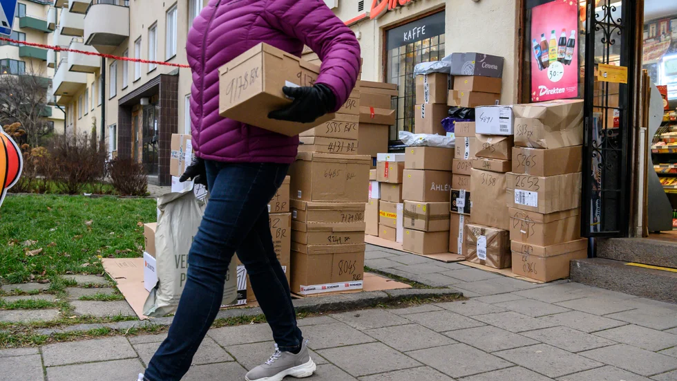 Den svenska paketmarknaden fortsätter att öka, enligt statistik från Post- och telestyrelsen. Arkivbild.