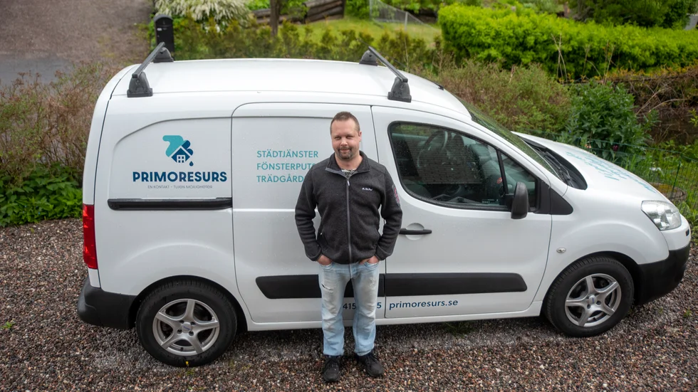 Magnus Lundin har nyligen startat allserviceföretaget Primoresurs. 