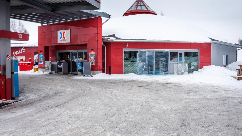 Bensinstationen på Banvägen i Luleå utsattes för ett inbrott på måndagsmorgonen. 