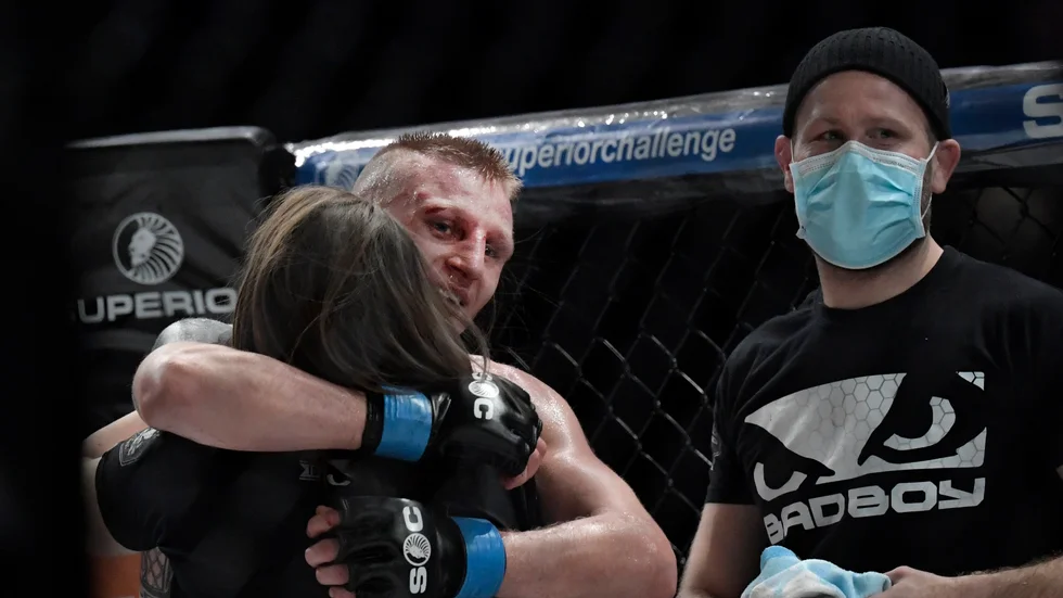 Tobias Harila stod för en riktig succédebut i Cage Warriors. (Arkivbild)