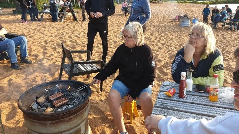 Trivselkvällen under Lansjärvdagarna blev välbesökt.