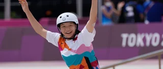 13-åring skejtade historiskt guld till Japan