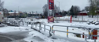 Då plockas avspärrningarna bort vid Luleårondell
