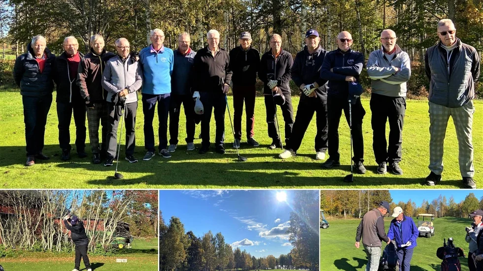 Veterangolfarna hade en kanondag på Tobo GK, där man spelade en speciell tävling.