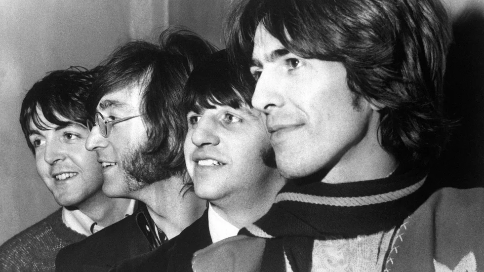 Paul McCartney, John Lennon, Ringo Starr och George Harrison utgjorde The Beatles. Arkivbild.
