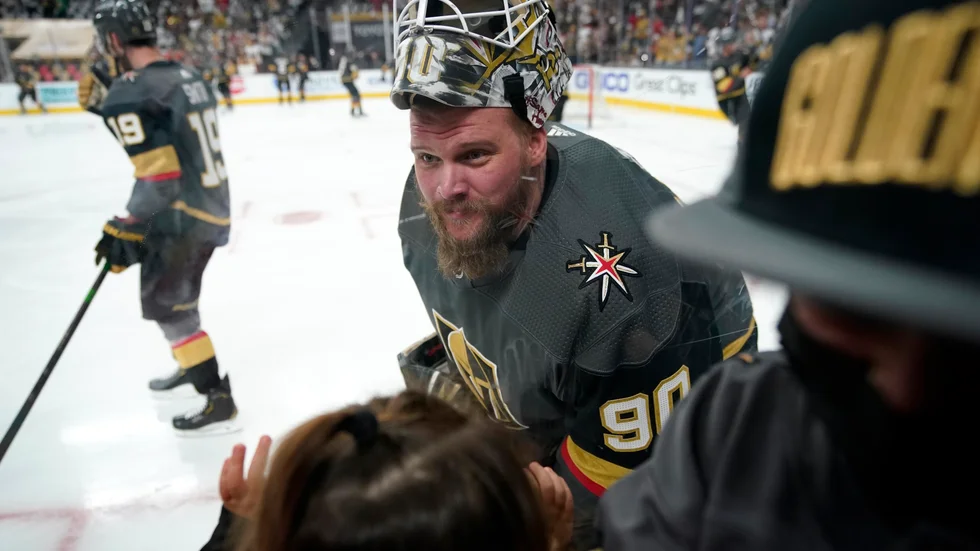 Robin Lehner trappar upp sin kritik mot NHL och kommer med nya anklagelser. Arkivbild.