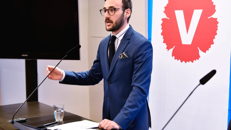 Vänsterpartiets skattepolitiske talesperson Tony Haddou. Arkivbild.