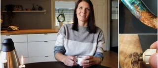 Hanna skapar knivar inspirerade av norrländska naturen: "Jag vill att varje kniv ska vara unik"