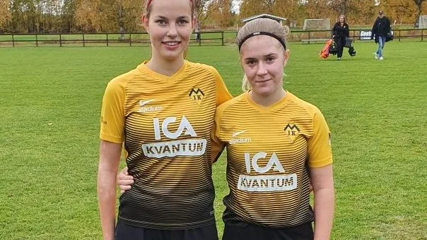 Myckles målskyttar – Ellen Rönnholm och Mimmi Lindberg.