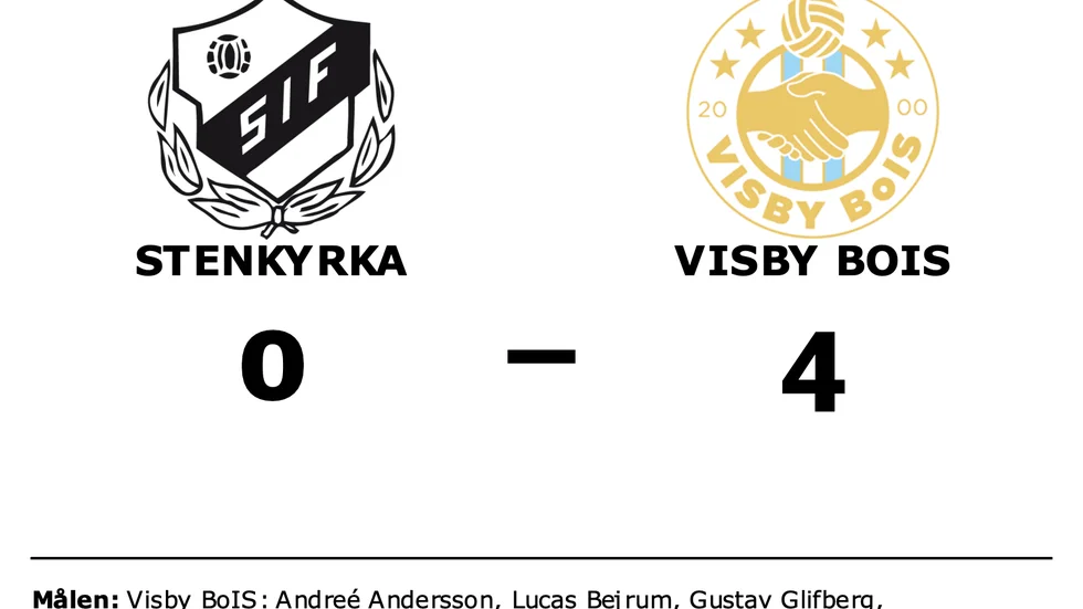 Stenkyrka förlorade mot Visby BoIS