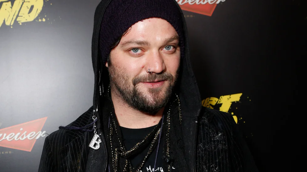 Jackass-medlemmen Bam Margera sparkades från "Jackass 4". Nu kräver han att filmen skjuts upp och att han ska få skadestånd. Arkivbild.