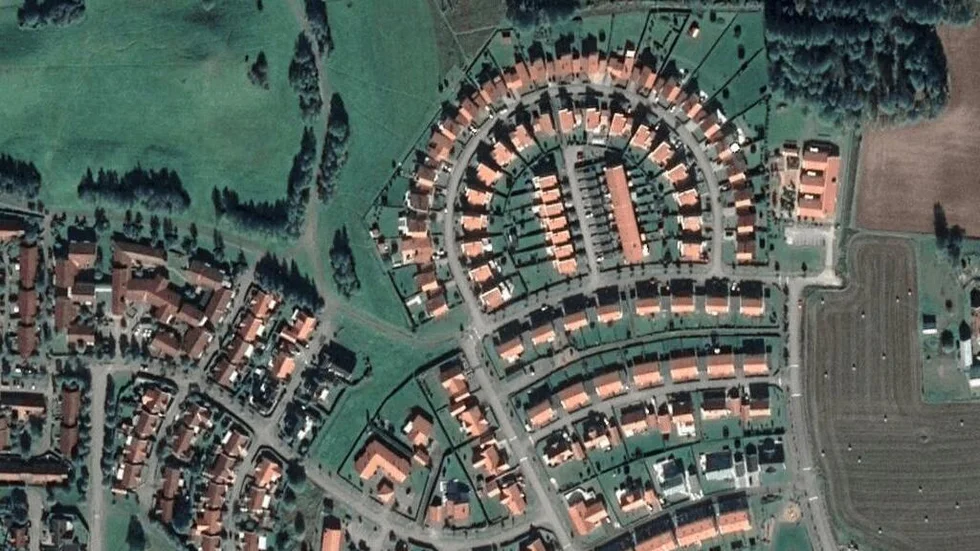 Området kring Rörsångarevägen 4