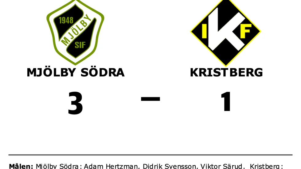 Mjölby Södra vann mot Kristberg