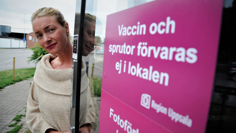 Malin Widén, vaccinationsansvarig i Enköping under sommaren, berättar att man redan tagit emot vaccinationssugna ungdomar under 18.