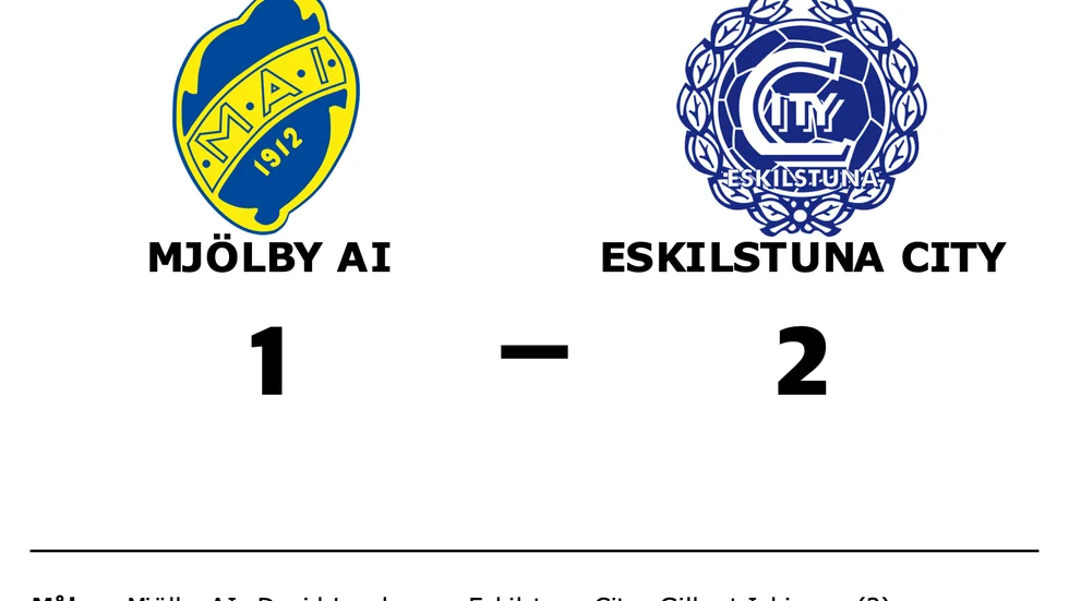 Mjölby AI förlorade mot Eskilstuna City